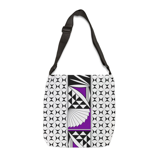 Purple Southwest Sunrise Adjustable Tote Bag