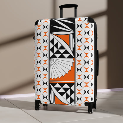 Orange Southwest Sunrise Suitcases