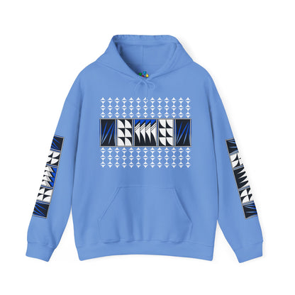 Blessed Feathers in Blue Unisex Hoodie