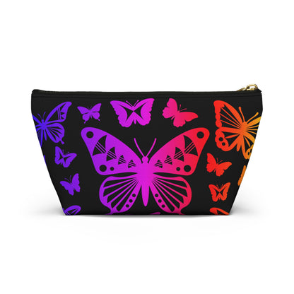 Rainbow Butterflies Pouch w T-bottom