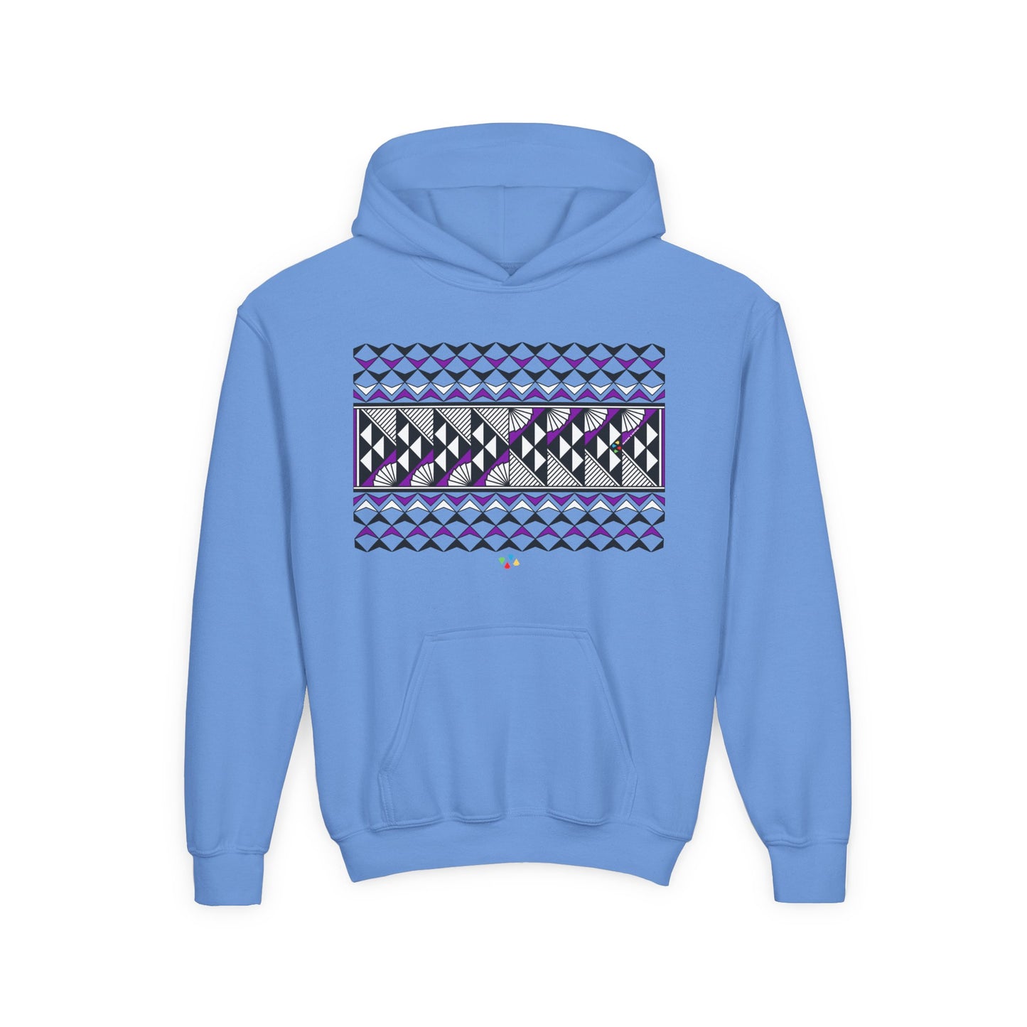 Purple Rain and Sun Youth Heavy Blend Hooded Sweatshirt