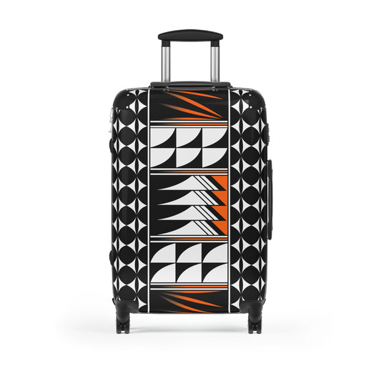 Blessed Feathers in Orange Suitcases