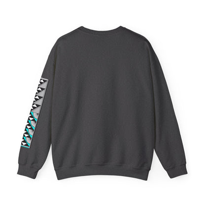 Sun and Rain in Turquoise Unisex Sweatshirt