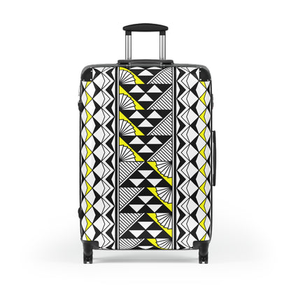 Southwest Rain and Sun in Yellow Suitcases