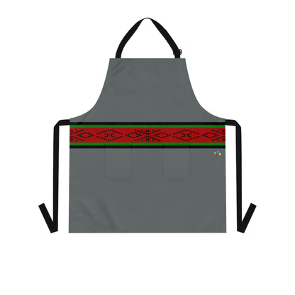 Dark Gray Belt of Life Two Pocket Apron
