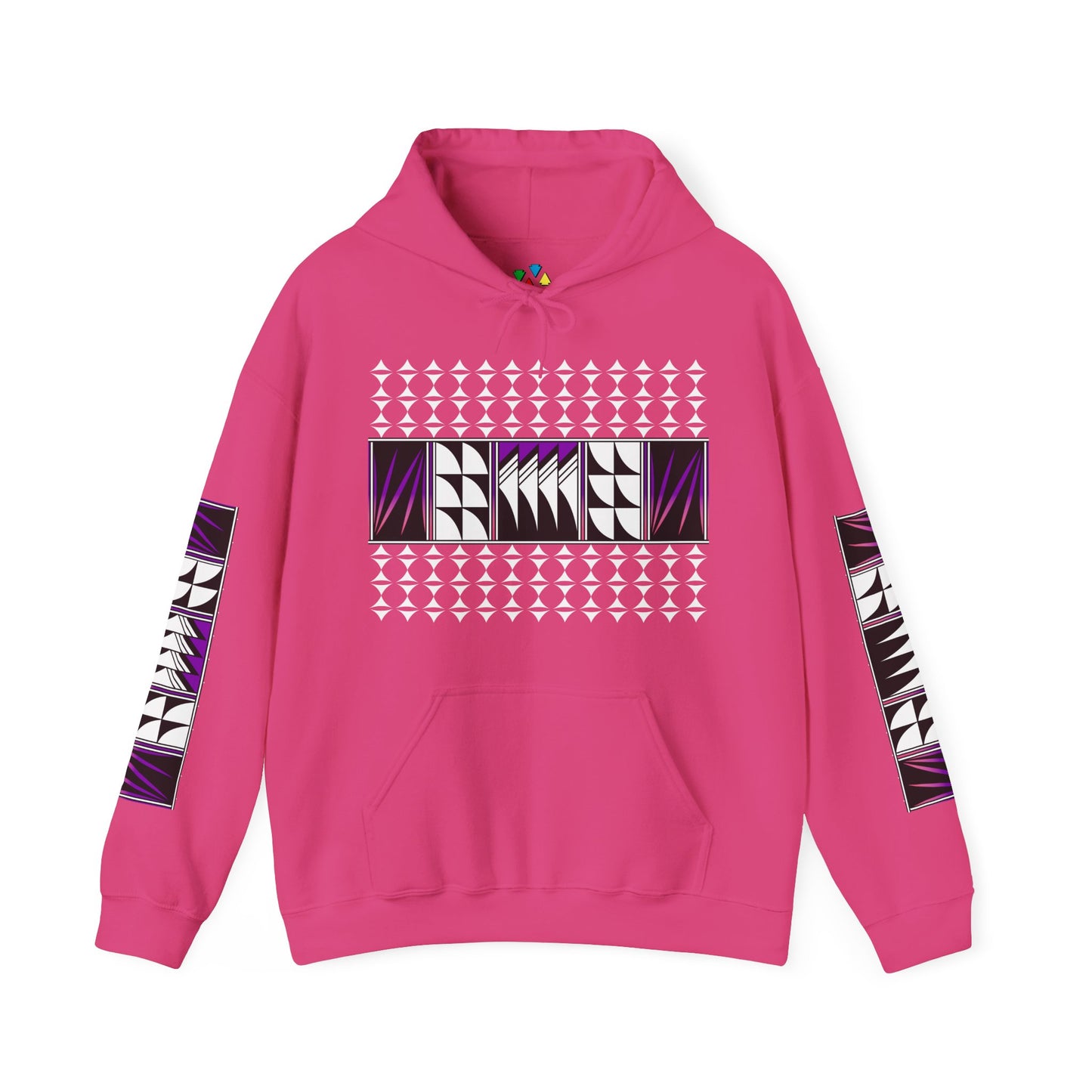 Blessed Feathers in Purple Unisex Hoodie