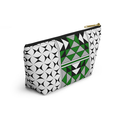 Sacred Mountains in Green Pouch w T-bottom