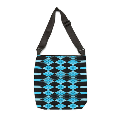 Blue Desert Diamonds Adjustable Tote Bag