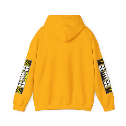 Blessed Feathers in Yellow Unisex Hoodie