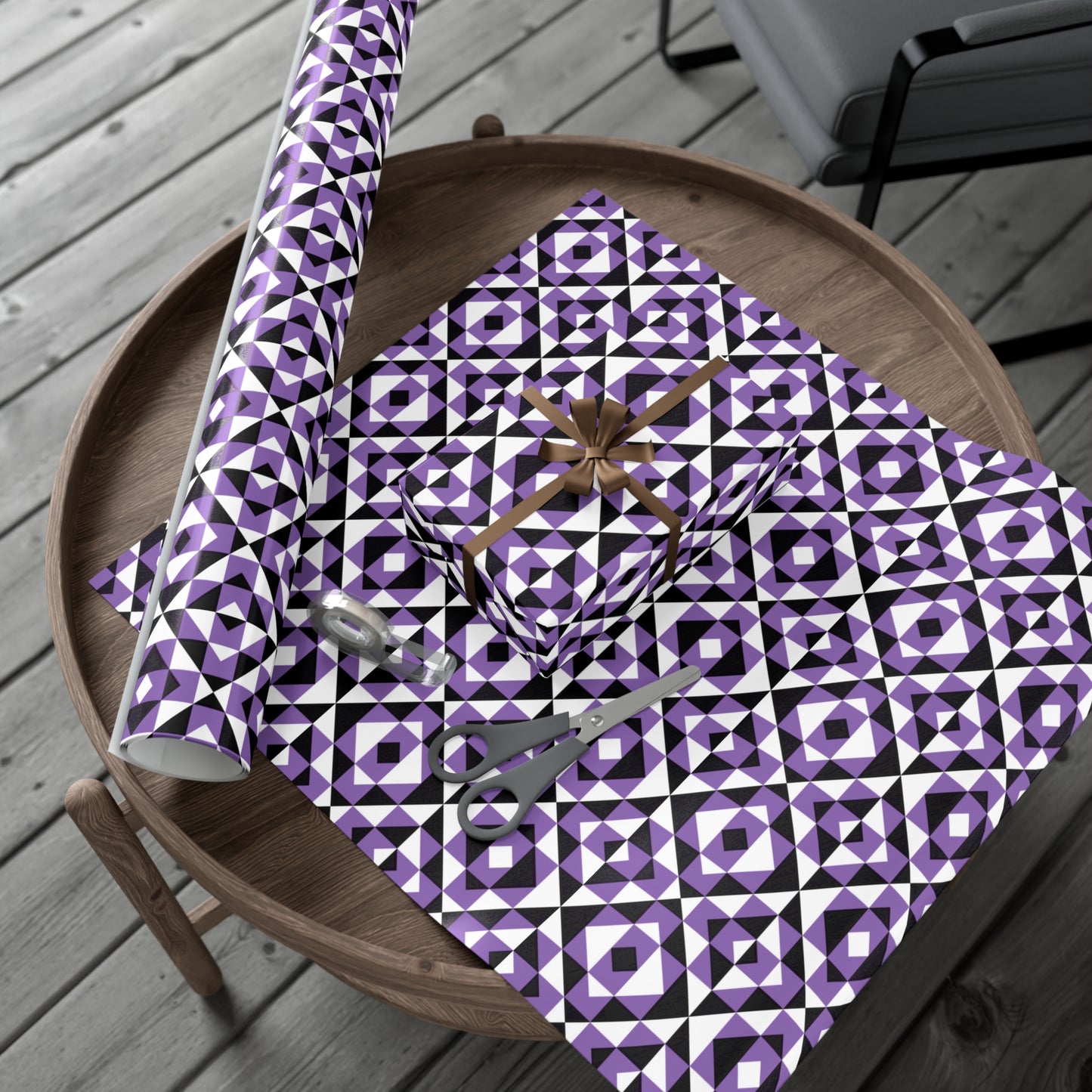 Light Purple Sacred Mountains Gift Wrap Papers