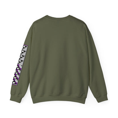 Sun and Rain in Purple Unisex Sweatshirt