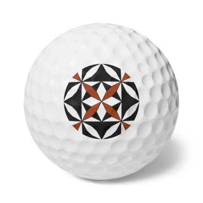 Native Snowflake 2 Golf Balls, 6pcs