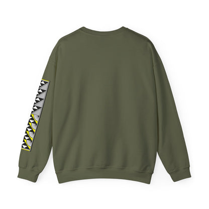 Sun and Rain in Yellow Unisex Sweatshirt