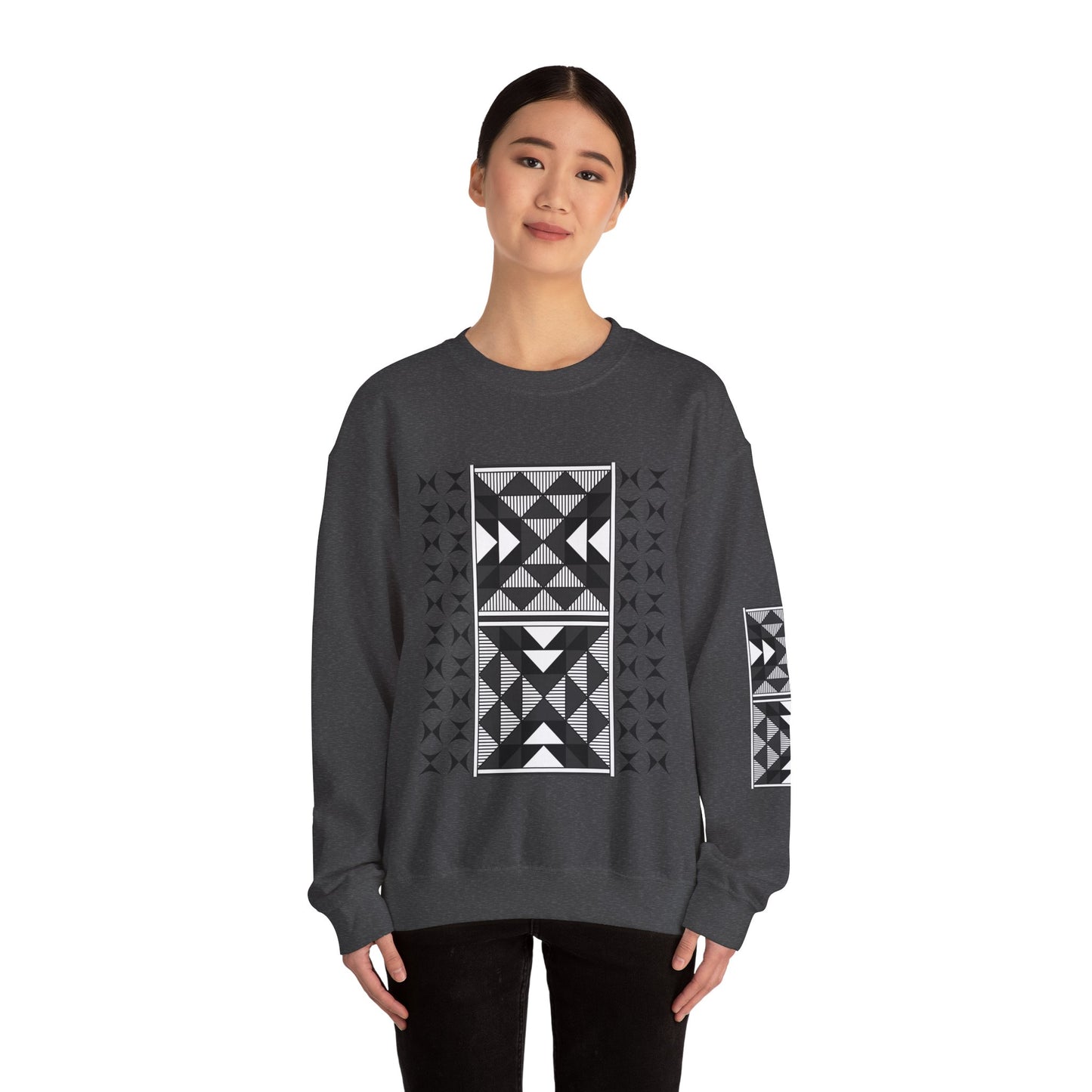 Sacred Mountains in Charcoal Unisex Sweatshirt