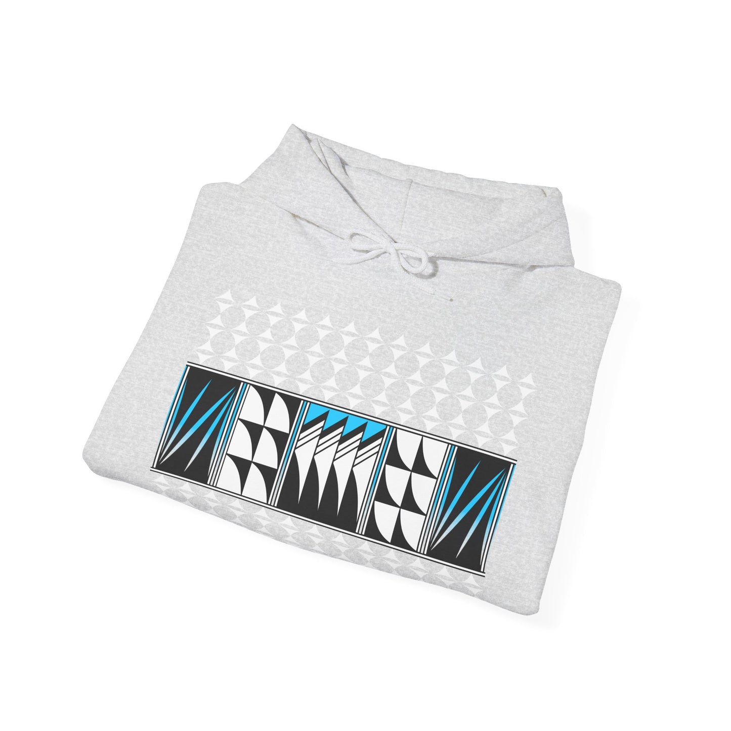 Blessed Feathers in Turquoise Unisex Hoodie