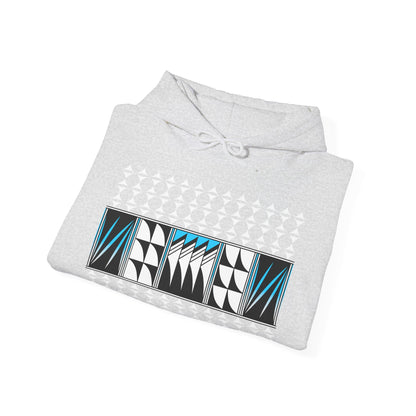 Blessed Feathers in Turquoise Unisex Hoodie