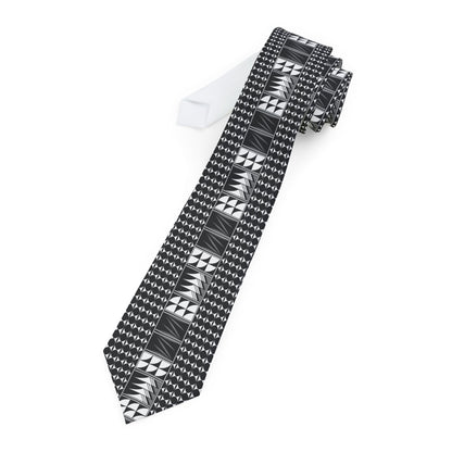 Gray Blessed Feathers Necktie