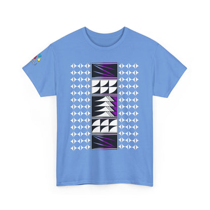 Feather Blessings in Purple Gildan Unisex Tee