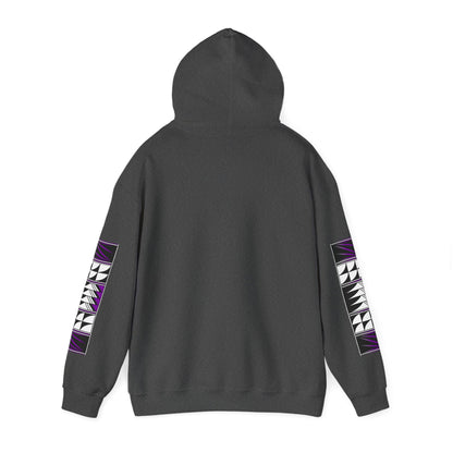 Blessed Feathers in Purple Unisex Hoodie