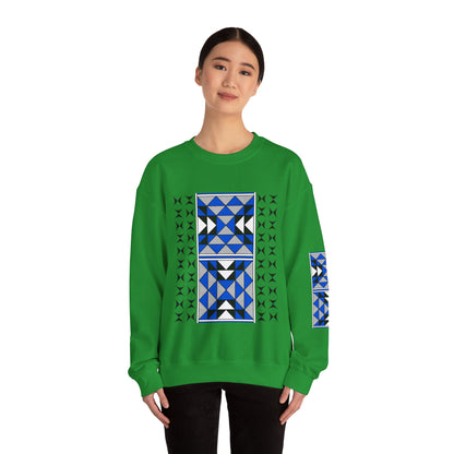 Sacred Mountains in Blue Unisex Sweatshirt