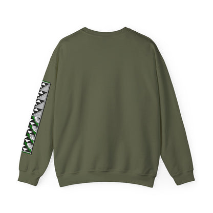 Sun and Rain in Green Unisex Sweatshirt