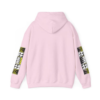 Blessed Feathers in Yellow Unisex Hoodie