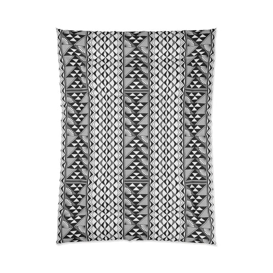 Southwest Rain and Sun in Gray Comforter