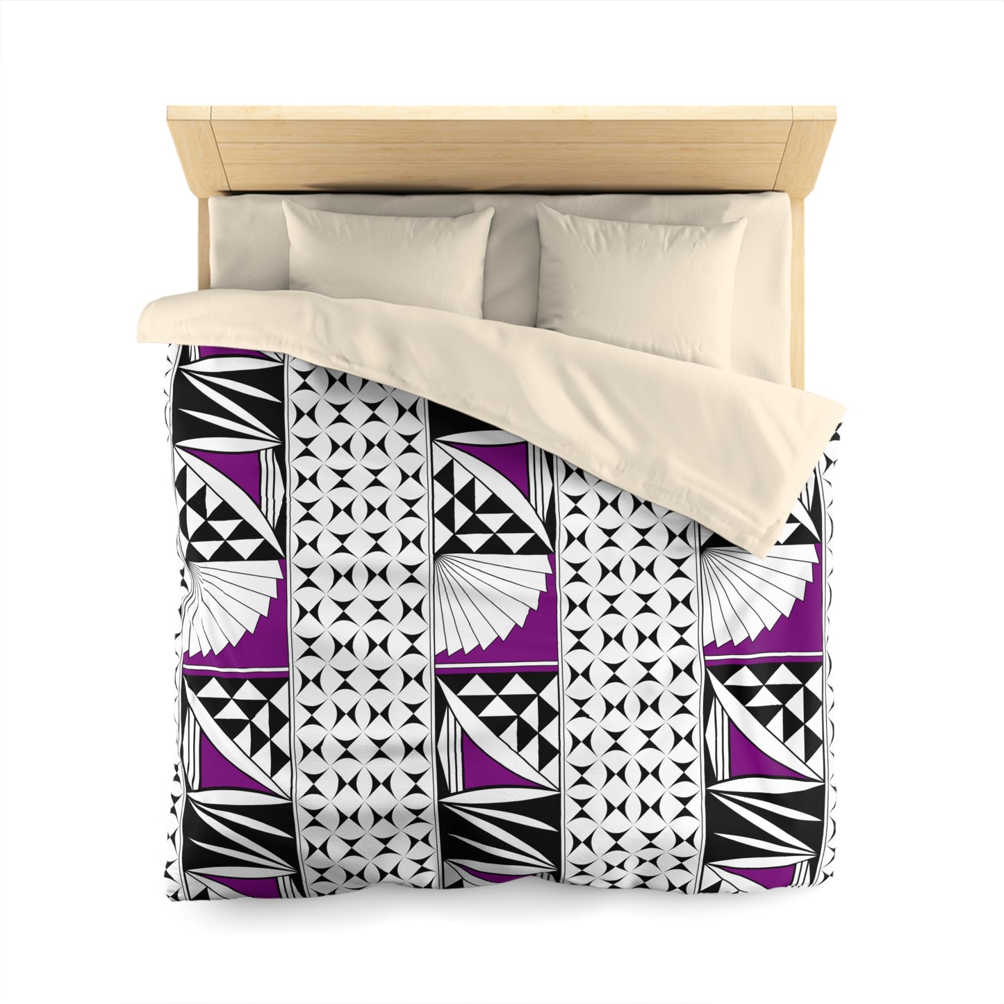 Southwest Sunrise in Purple Microfiber Duvet Cover