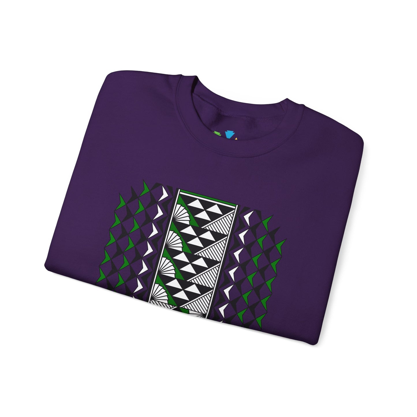 Sun and Rain in Green Unisex Sweatshirt