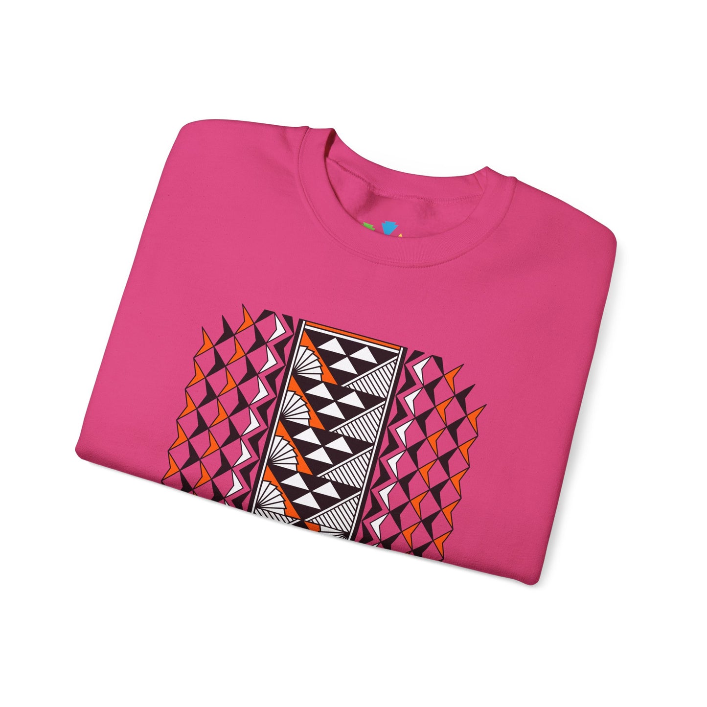 Sun and Rain in Orange Unisex Sweatshirt