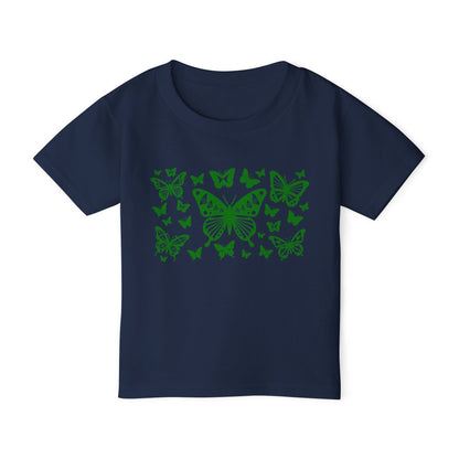 Green Native Butterflies Toddler T-Shirt