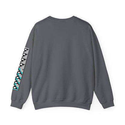 Sun and Rain in Turquoise Unisex Sweatshirt