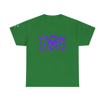 Butterfly Dance in Purple Gildan Unisex Tee