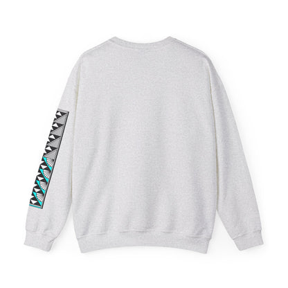 Sun and Rain in Turquoise Unisex Sweatshirt