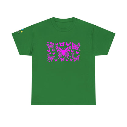 Butterfly Dance in Pink Gildan Unisex Tee