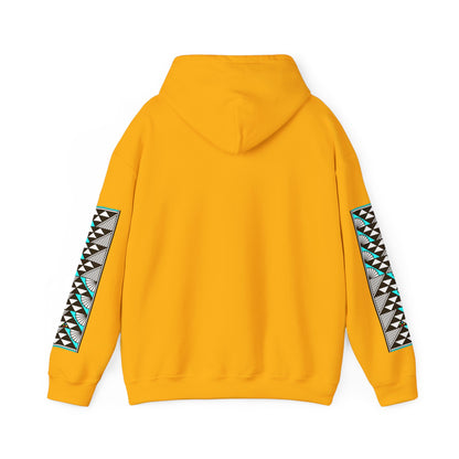 Sun and Rain in Turquoise Unisex Hoodie