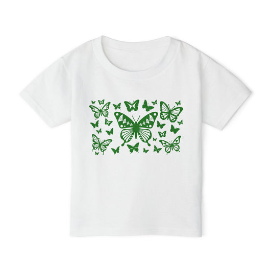 Green Native Butterflies Toddler T-Shirt