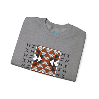 Sacred Mountains in Rust Unisex Sweatshirt