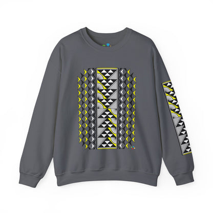 Sun and Rain in Yellow Unisex Sweatshirt