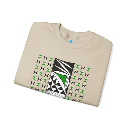 Southwest Sunrise in Green Unisex Sweatshirt