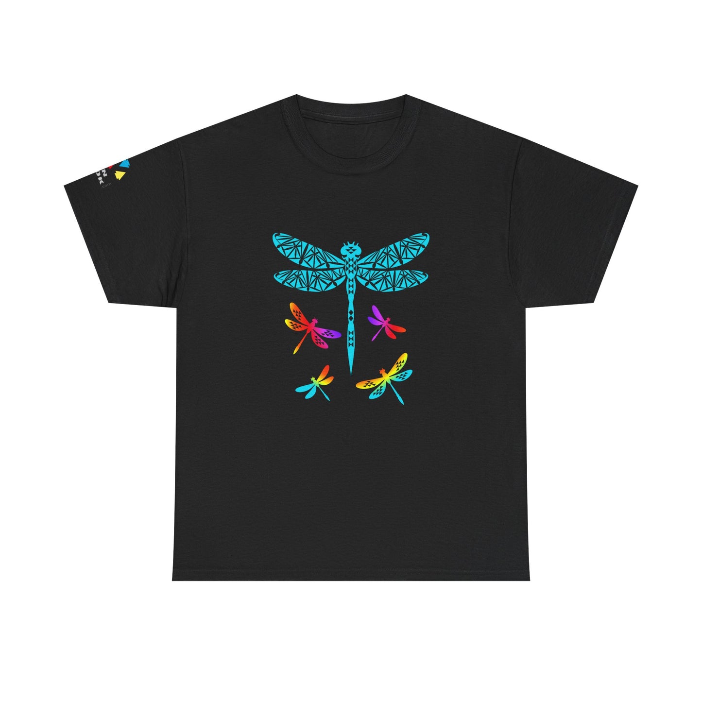 Rainbow Native Dragonfly Gildan Unisex Tee