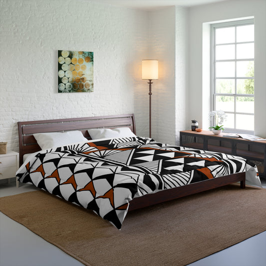 Southwest Rain and Sun in Rust Comforter