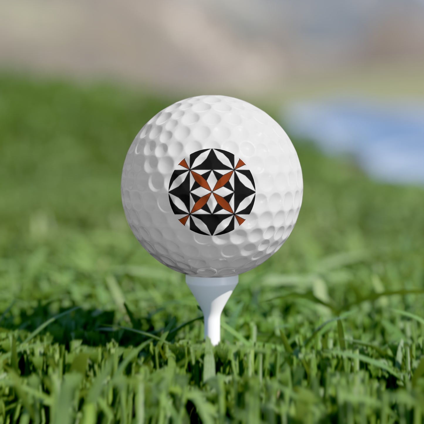 Native Snowflake 2 Golf Balls, 6pcs
