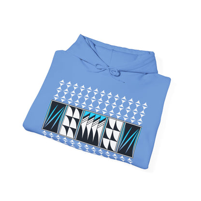 Blessed Feathers in Turquoise Unisex Hoodie