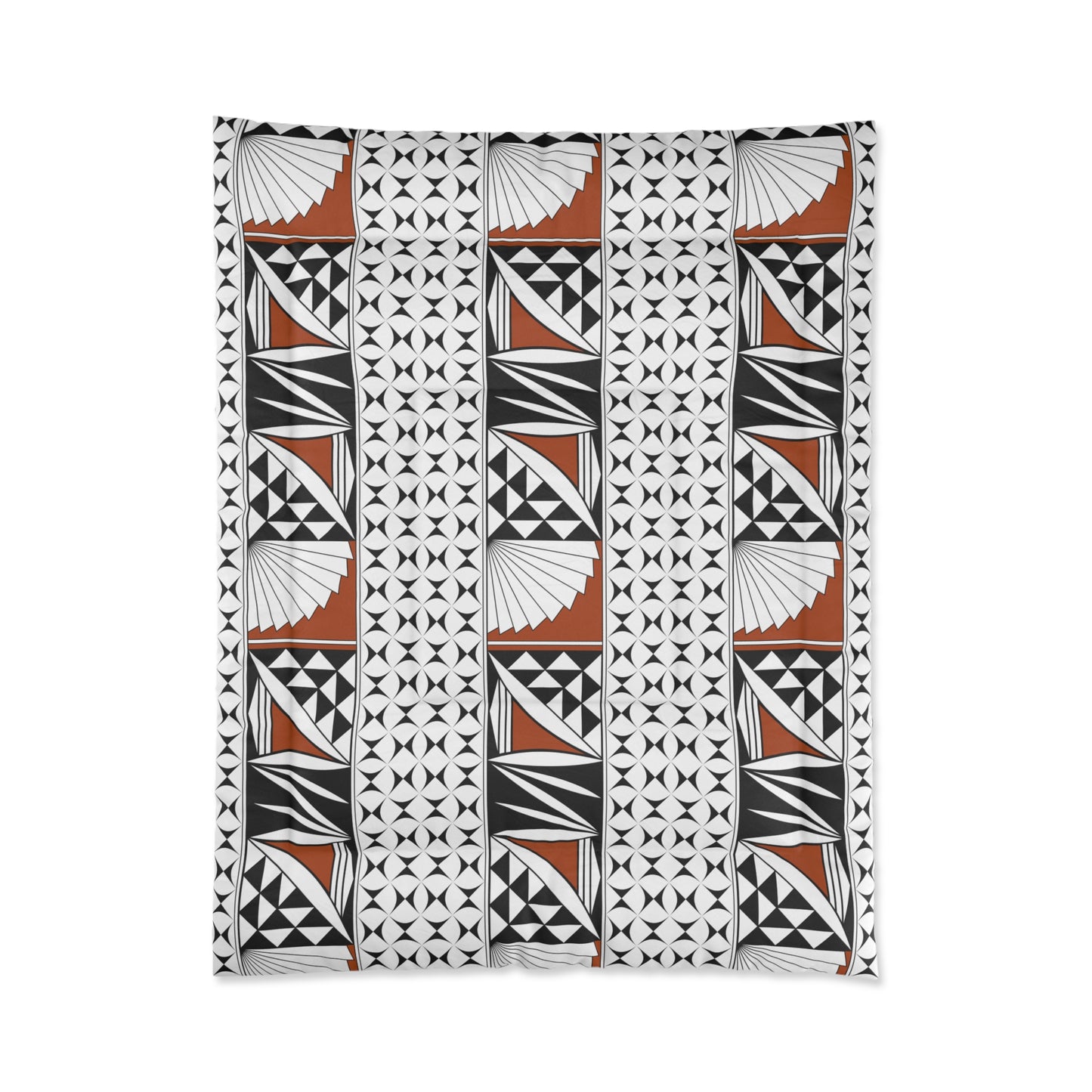 Southwest Sunrise in Rust Comforter