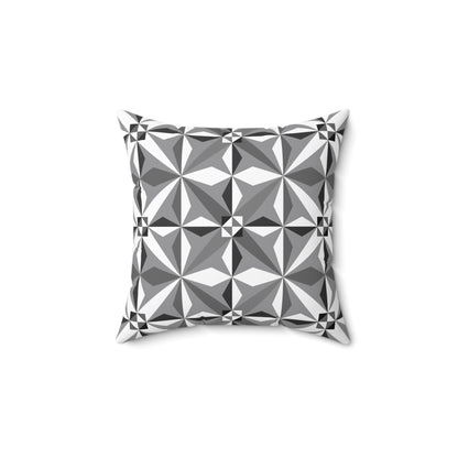 Morning Star in Gray Square Pillow