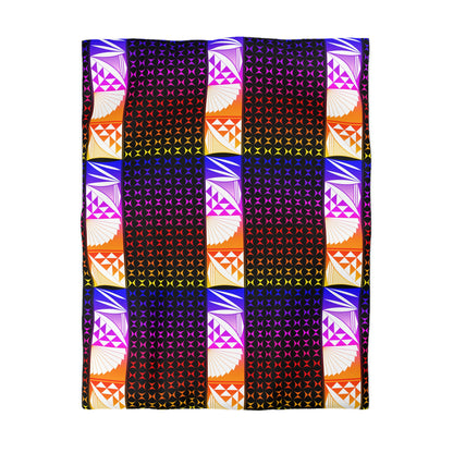 Rainbow Sunrise Microfiber Duvet Cover