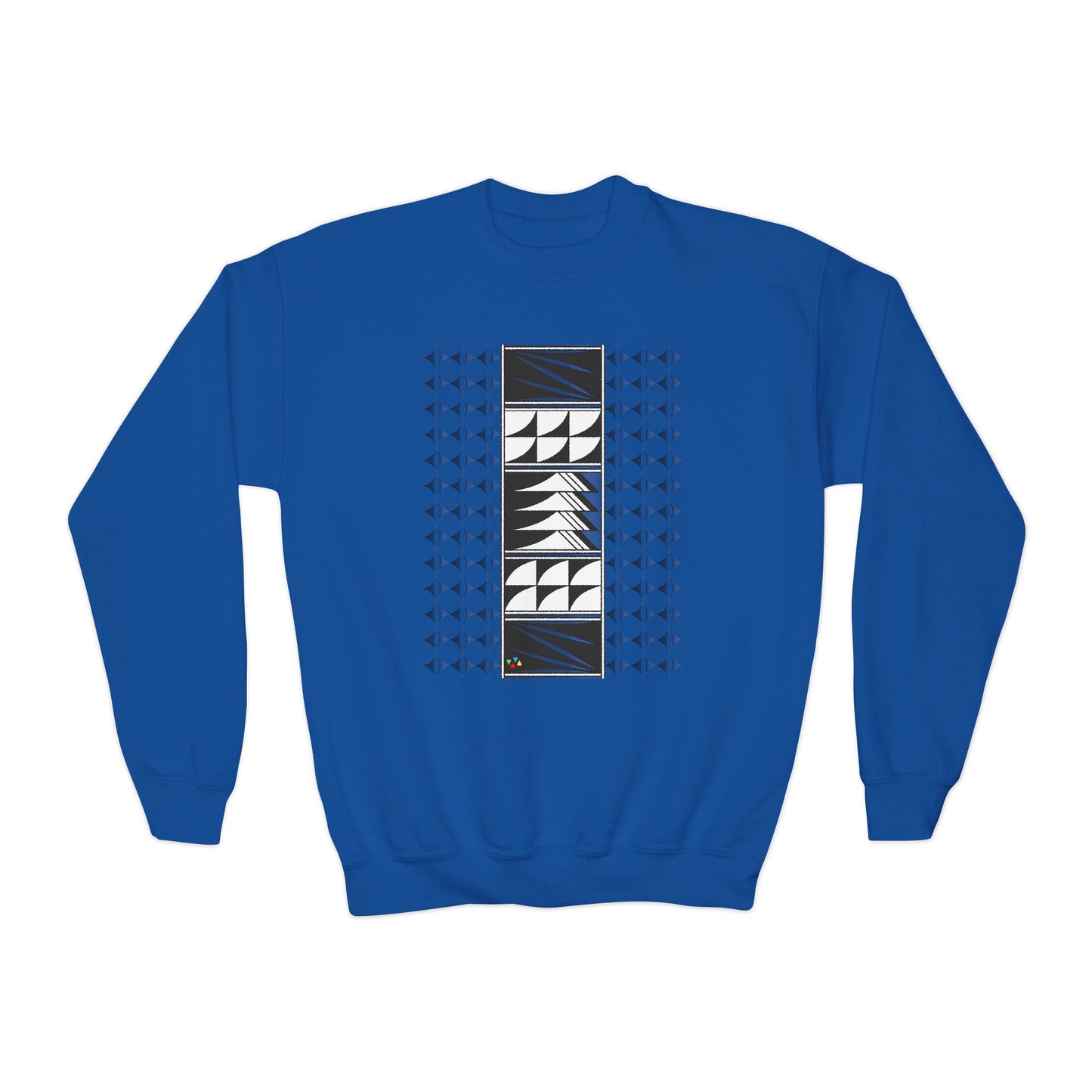 Feather Blessings Fade Youth Crewneck Sweatshirt