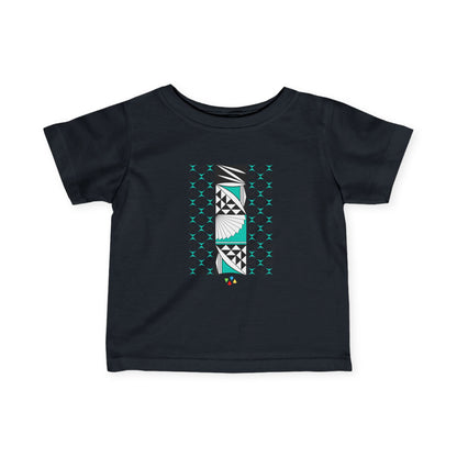 Aqua Southwest Sunrise Infant Fine Jersey Tee