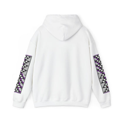 Sun and Rain in Purple Unisex Hoodie